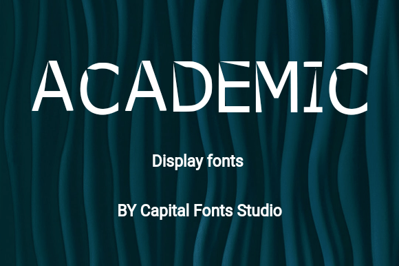 Academic Font Review: A Bold Display Typeface for Playful Branding