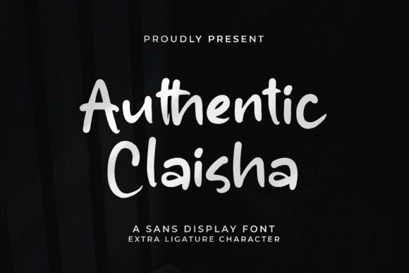 Authentic Claisha: A Playful Display Font for Designers