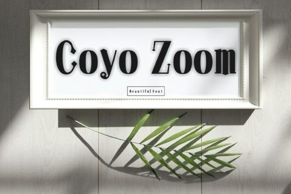 Coyo Zoom: A Display Font That Elevates Handmade Products