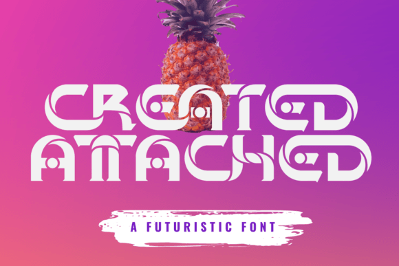 Created Attached Font for Modern Handmade Product Branding