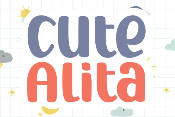Cute Alita Display Font for Cheerful Brand Campaigns
