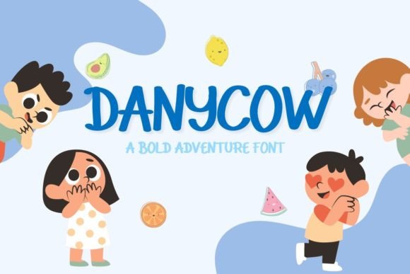 Danycow: A Playful Handwritten Display Font for Creators