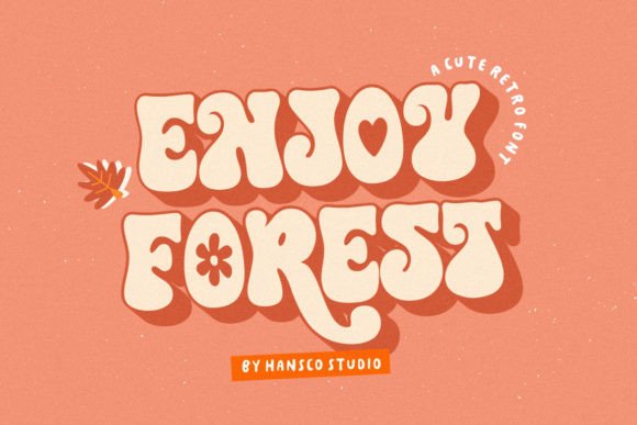 Enjoy Forest: A Retro Serif Display Font for Campaigns That Stand Out