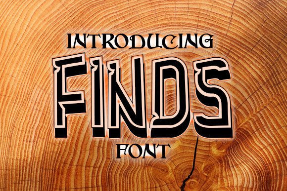 Finds 3D Display Font for Small Business Branding