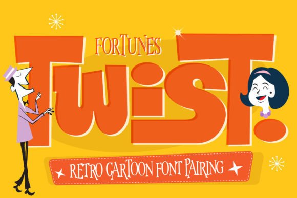 Fortunes Twist Brings Playful Display Font Energy to Campaigns