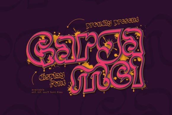Gargamel Display Font for Bold Editorial Design