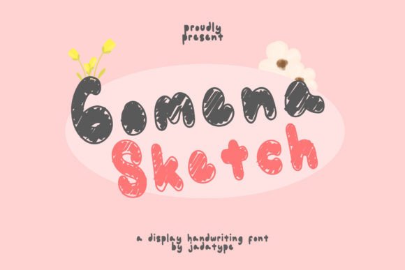 Gomena Sketch: A Playful Display Font for Authentic Branding