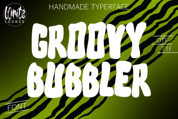 Groovy Bubbler: A Playful Display Font for Whimsical Designs