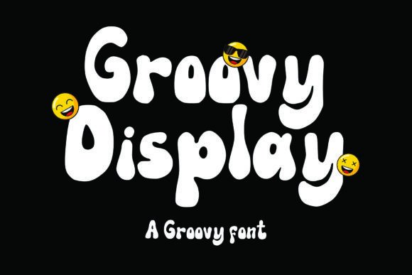Groovy Display: A Playful Font for Handmade Labels and Shop Branding