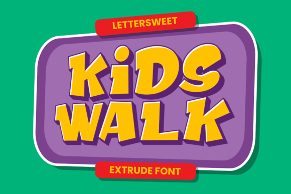 Kids Walk: A Display Font Built for Joyful Editorial Design
