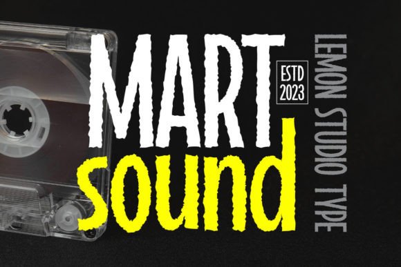 Martsound: A Chunky Distorted Sans Serif Display Font for Digital Design