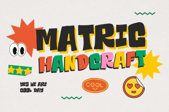 Matric Handcraft Review: A Bold Display Font for Modern Branding