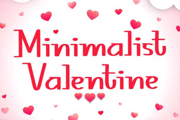 Minimalist Valentine Script Font for Handmade Labels and Packaging