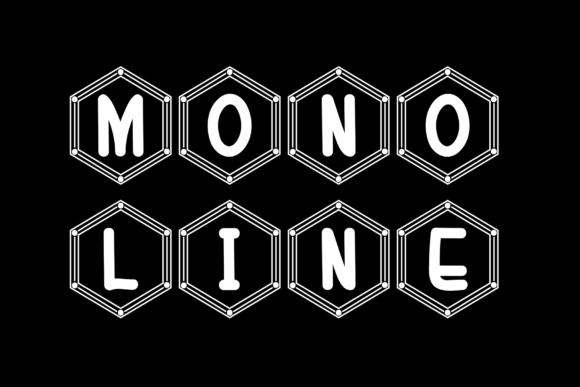 Monoline Font: A Sweet and Friendly Display Typeface for Craft Projects