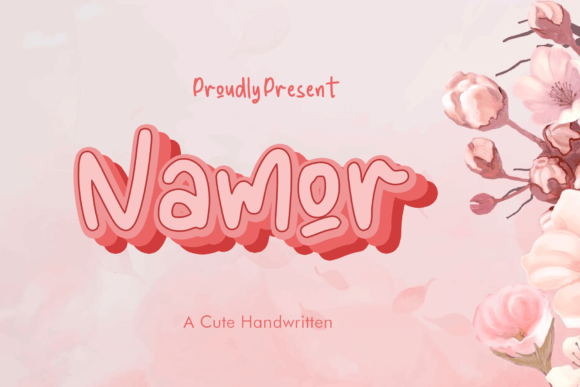 Namor Display Font for Handmade Labels and Branding