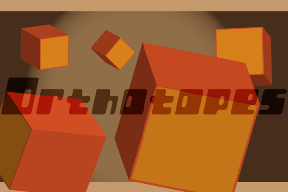 Orthotopes - Regular: A Display Font for Retro Branding