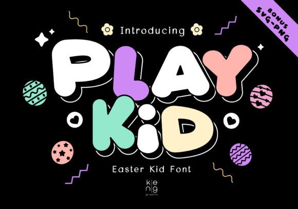Play Kid Font: A Bulky, Playful Display Typeface for Bold Branding