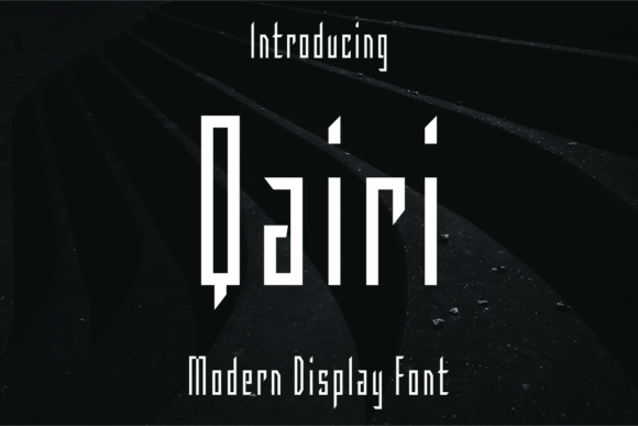 Qairi Display Font for Editorial Design and Content Layouts