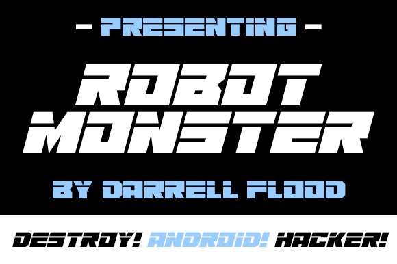 Robot Monster Font Review: A Display Typeface Built for Bold Futures