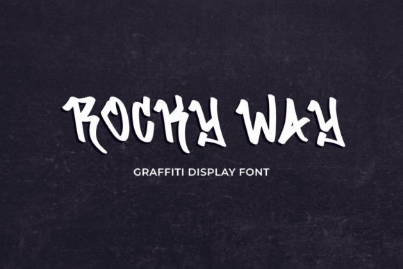 Rocky Way: A Display Typeface for Headlines and Logos