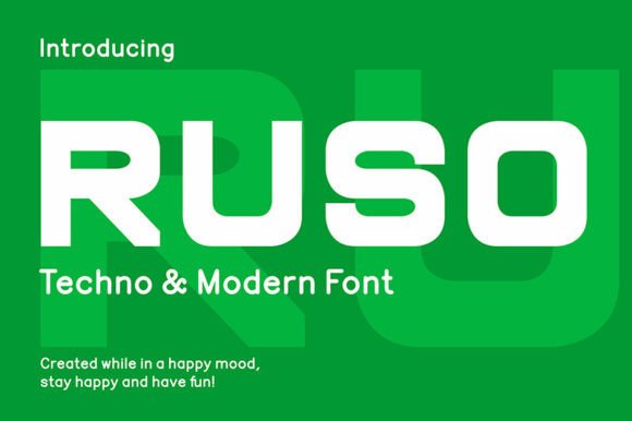 Ruso Display Font for Campaign Design and Brand Visuals