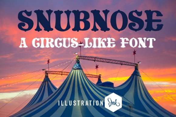 Snubnose: A Bold Display Font for Headlines and Logos
