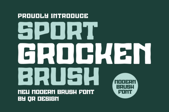 Sport Grocken Brush: A Bold Display Font for Modern Branding