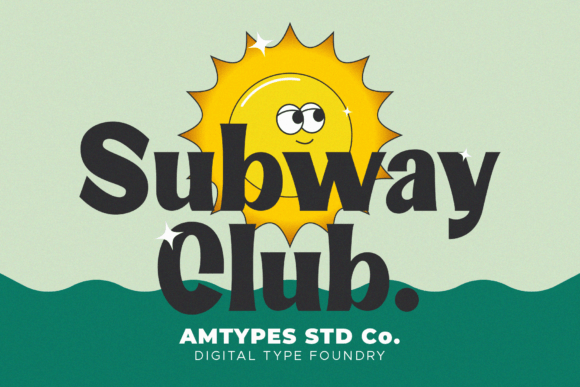 Subway Club: A Retro Display Font for Bold Marketing Headlines