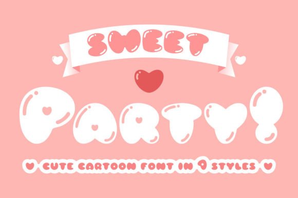 Sweet Party: A Bold Handwritten Display Font for Playful Branding Projects