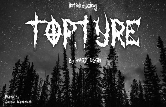 Torture Display Font Review: A Bold Typeface for Commanding Headlines