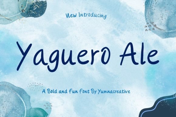 Yaguero Ale: A Bold Display Font for Campaign Visuals